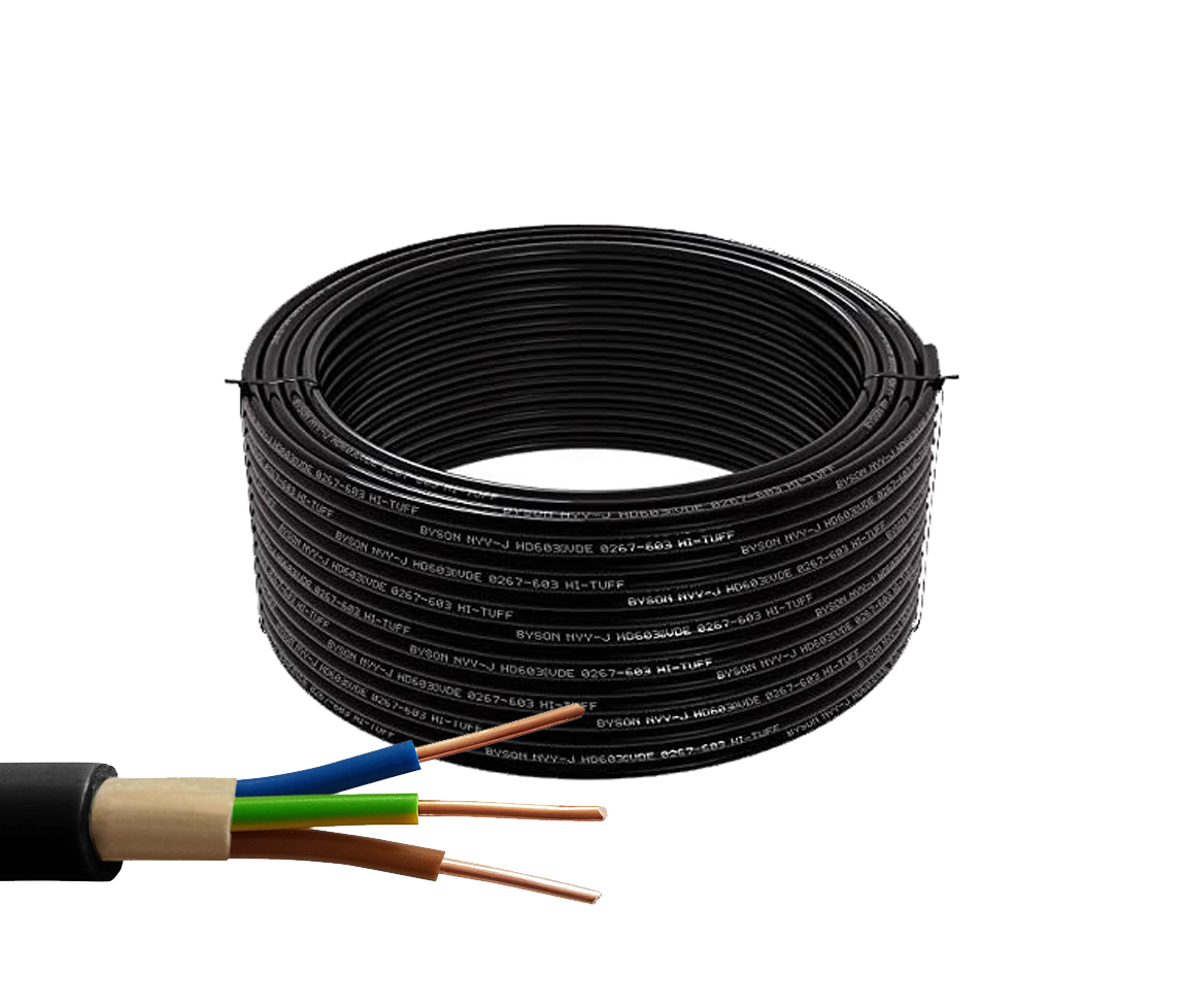Underground Cable NYY-J 3x6mm²