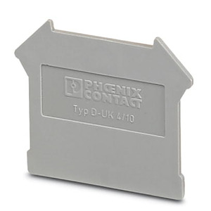 PHOENIX - D-UK4/10 Couvercle 10 mm² gris