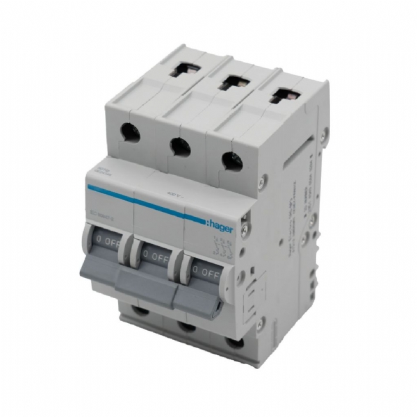 HAGER - MCB 50A 3-Pole MA350Z Line Protection