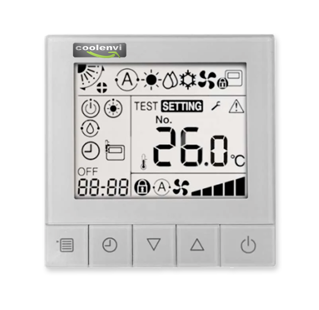 Coolenvi™ PLUS Comfort LCD Wired Remote Control 