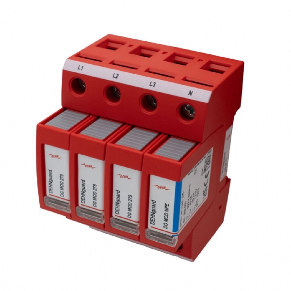 DEHNguard - Surge Arrester SPD TT 3Phase+Neutral 275VAC 20kA Class 2 952310