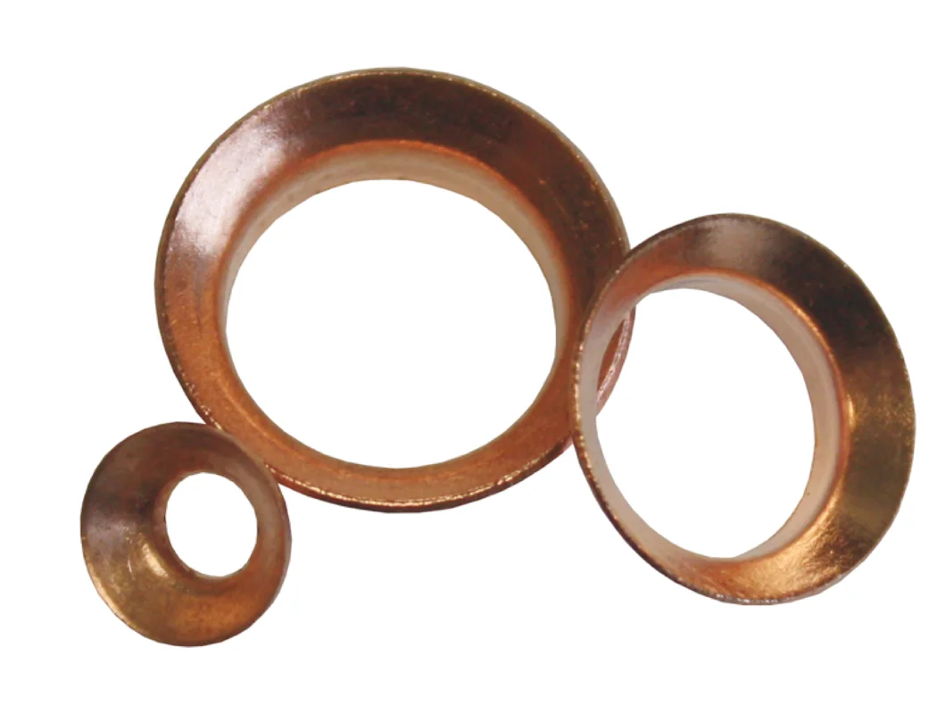 Kobber pakning til flareforbindelse 6 mm – til køleanlæg