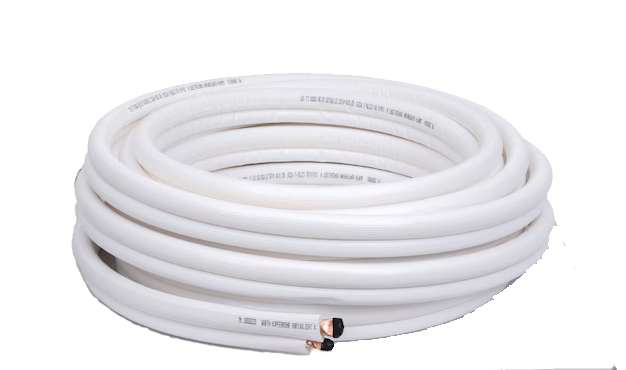 Vorisoliertes Doppelkupferrohr 6/12x1mm 20m Bündel