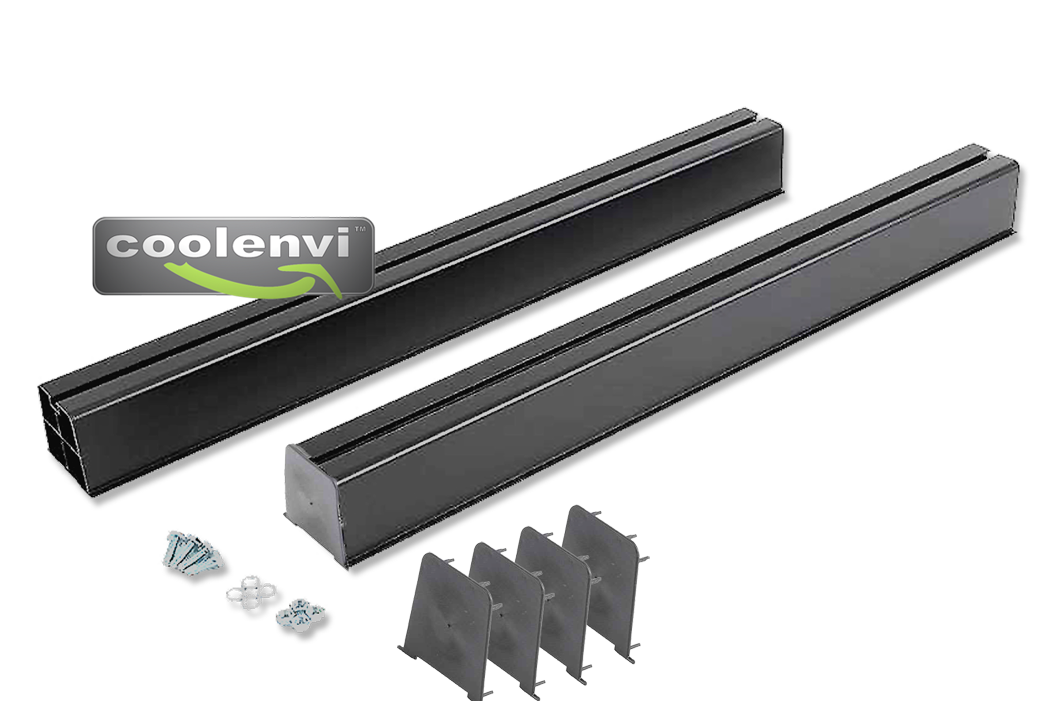 Mounting Beam Base 2-piece SET 1000 mm – Floor and Flat Roof