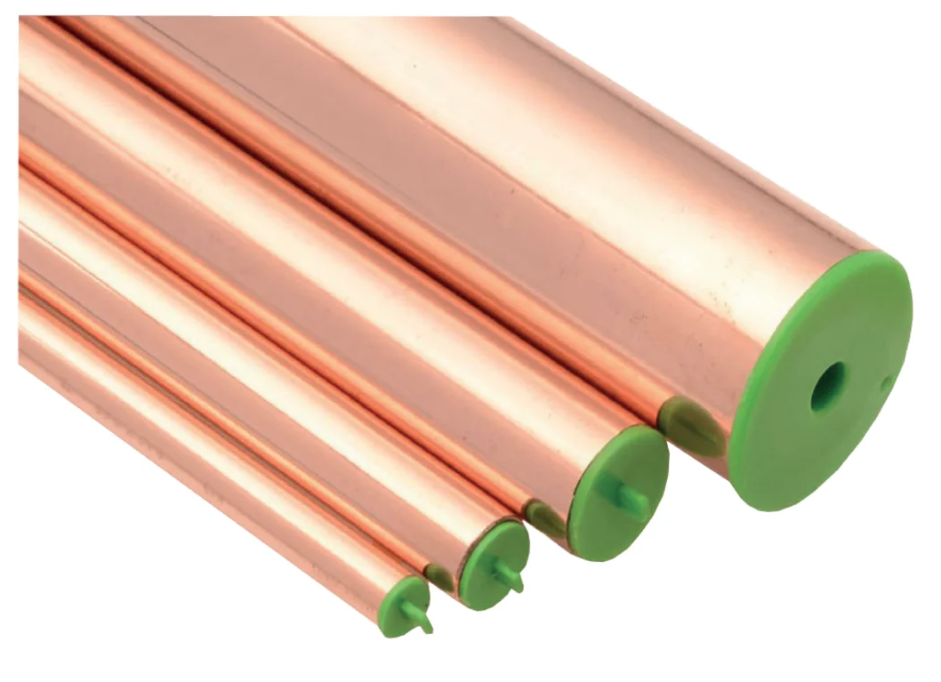 Cu kobberrør i stænger, hårdt trukket 6 × 1 mm – stang = 5 m