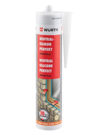WÜRTH - Neutral silicone sealant WHITE-310ML