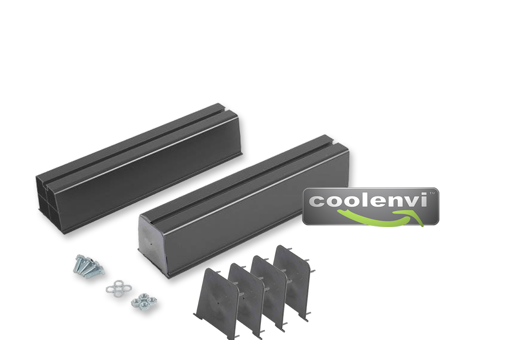 Mounting Beam Base 2-piece SET 450 mm – Floor and Flat Roof