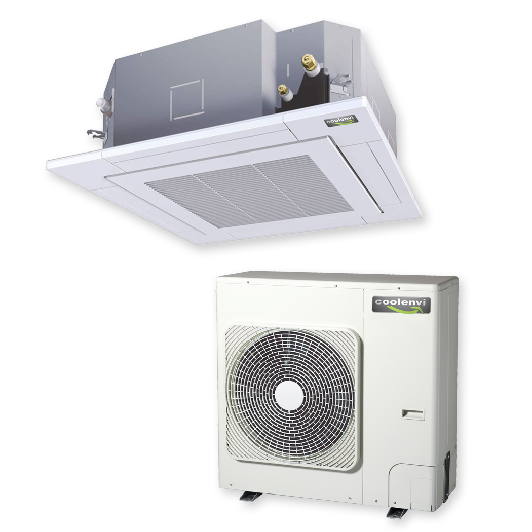 Coolenvi™ SDI-System 4 Way Ceiling Cassette – 7.10/8.0 kW A+++ Heat Pump