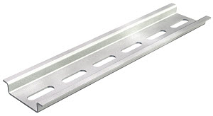 OBO - DIN-skinne 20692MGTPL 2000 mm perforeret 35x7,5 mm galvaniseret stål