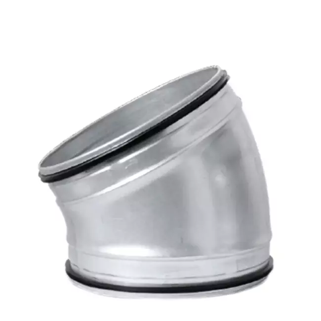 Curva Tubo Spirale Pressata DN 80 30° Zincata