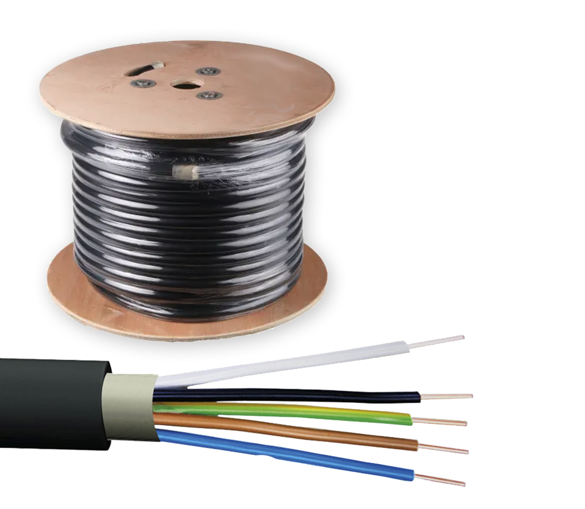 Cable de Goma H07RN-F 5x1,5 mm² – Rollo 50 m