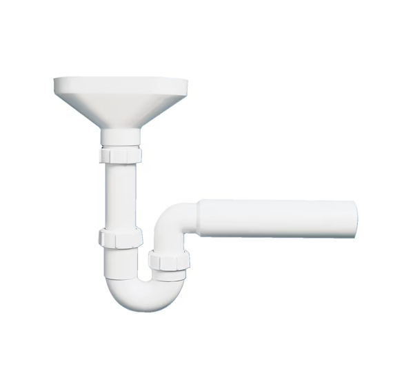 Funnel Siphon Polypropylen white