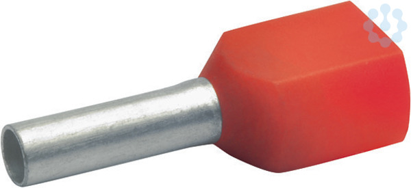 Insulated Twin-Ferrule 10 mm² 26 mm red DIN 47612 tinned