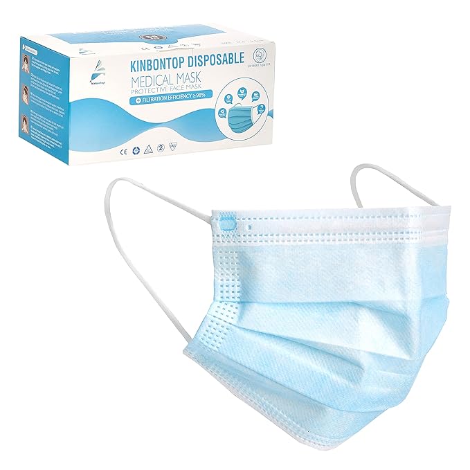Disposable 3-Ply Face Mask – 50 pcs