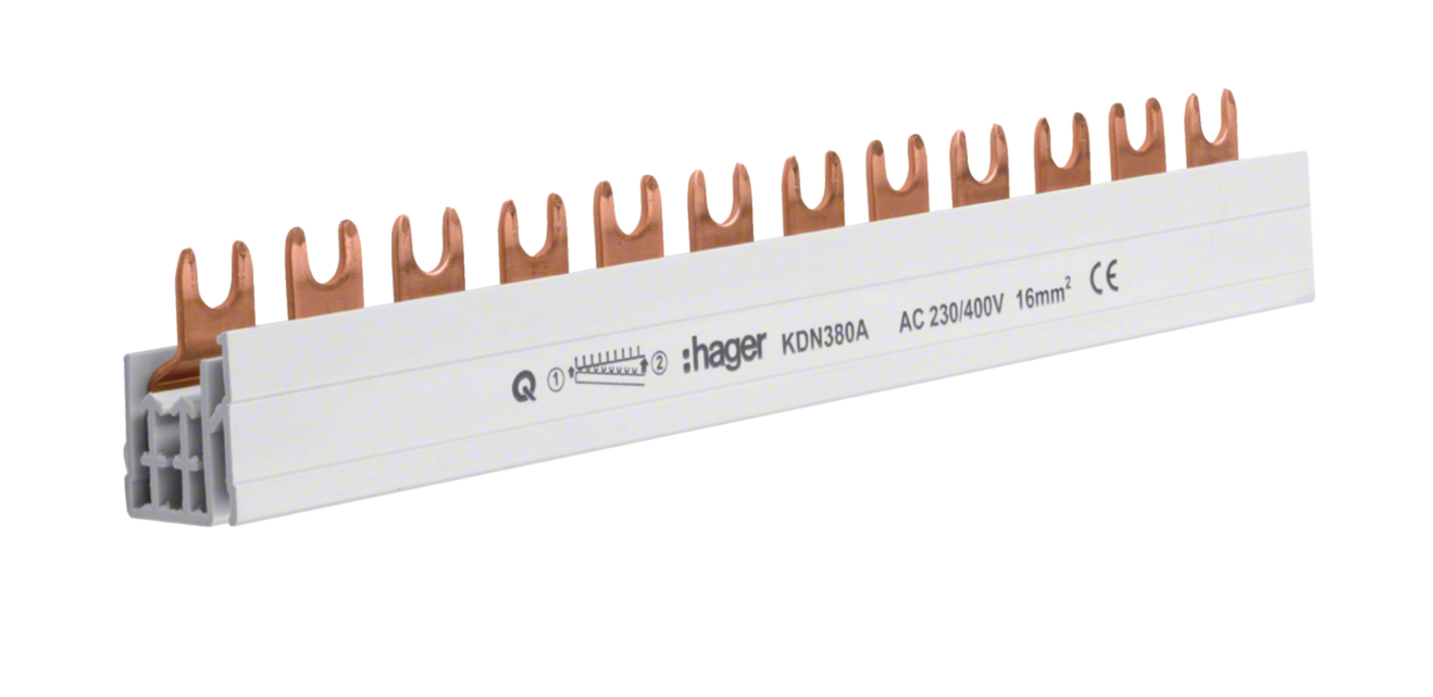 HAGER - Bus Bar KB 3-Pole Phase Rail